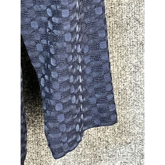 Cynthia Max Button Down Cardigan Sweater Navy Blue Pocket Womens Size Petite - Picture 3 of 13